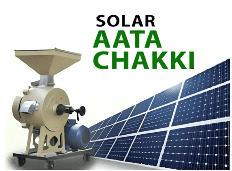 Solar Atta Chakki plant : Installation Service || Helium Solar 