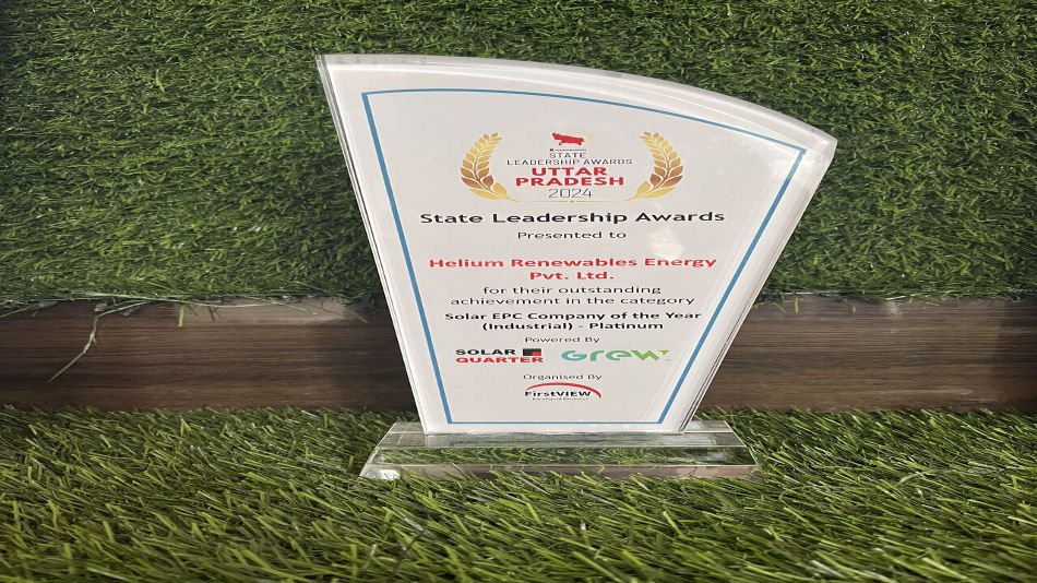  Driving Innovation: Helium Solar Wins Solar EPC Company of the Year 2024 (Industrial ) - Platinum  