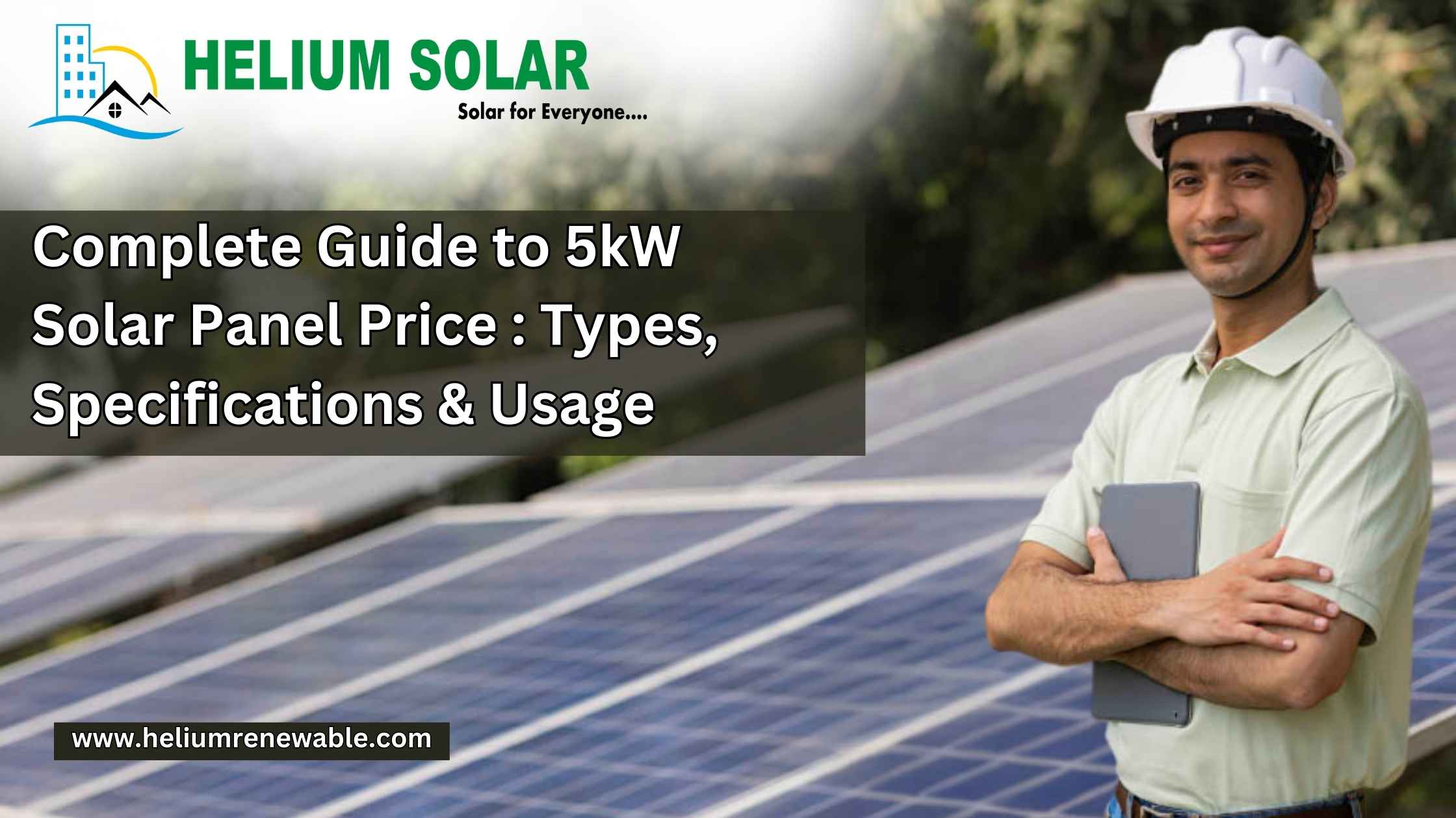 Complete Guide to 5kW Solar Panel Price : Types, Specifications & Usage