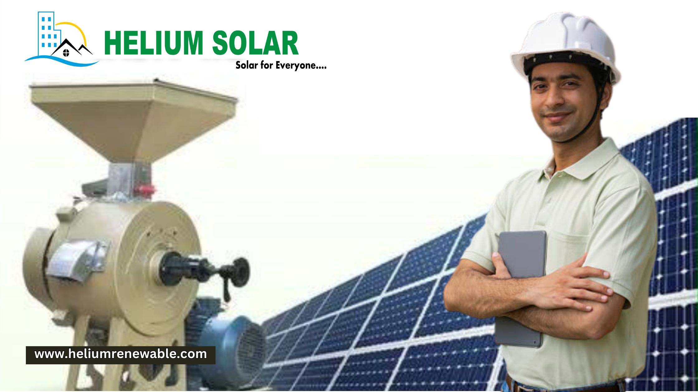 Solar-Powered Atta Chakki: How Helium Solar Helps You Save on Milling Cost