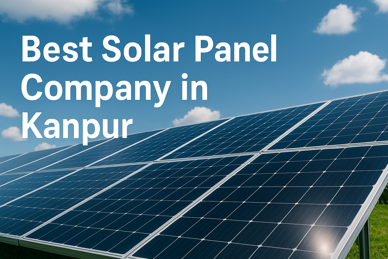 Best Solar Panel Company in Kanpur – Why Helium Solar Leads the Way